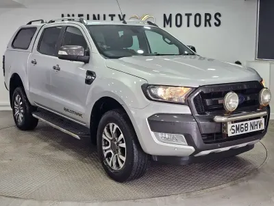 Begagnad Ford Ranger Wildtrack 200 HK (147 kW) 2018 Silver Pickup