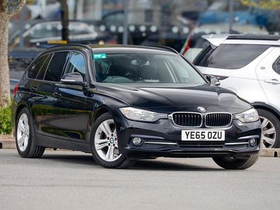 Begagnad BMW 320 Efficient Dynamics 163 HK (119 kW) 2015 Svart Kombi