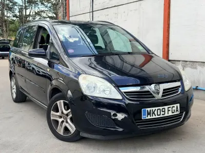 Used Vauxhall Zafira 115 HP (84 kW) 2009 Black MPV