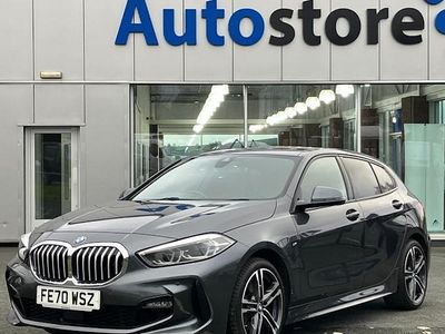 Usado BMW 118 M Sport 140 HP (102 kW) 2020 Cinzento Citadino