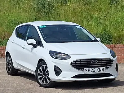 Used Ford Fiesta Titanium 125 HP (91 kW) 2023 White Hatchback