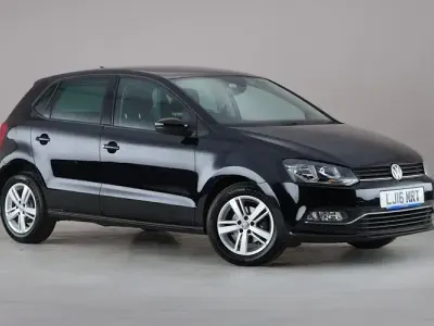 Used VW Polo Match 75 HP (55 kW) 2016 Black Hatchback