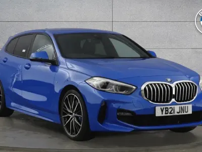 Used BMW 118 M Sport 148 HP (108 kW) 2021 Blue Hatchback