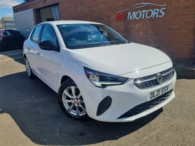 Used Vauxhall Corsa 75 HP (55 kW) 2021 White Hatchback