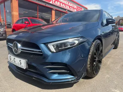Used Mercedes A35 AMG Premium Plus 2019 Blue Hatchback