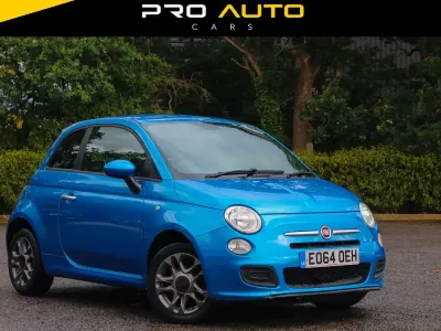 Used Fiat 500 S 69 HP (50 kW) 2014 Blue Hatchback