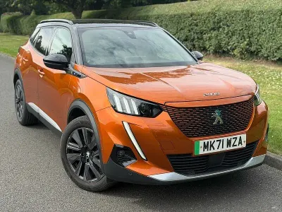 Used Peugeot e-2008 Premium 2021 Orange SUV