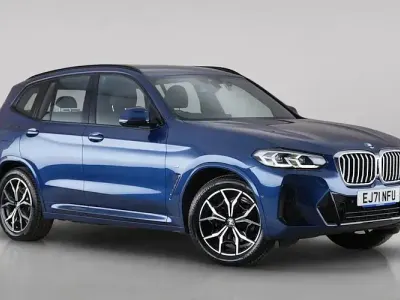 Used BMW X3 M Sport 184 HP (135 kW) 2021 Blue SUV