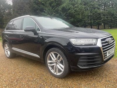 Used Audi Q7 S-Line 218 HP (160 kW) 2016 Black SUV