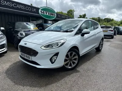 Used Ford Fiesta Titanium 100 HP (73 kW) 2018 White Hatchback
