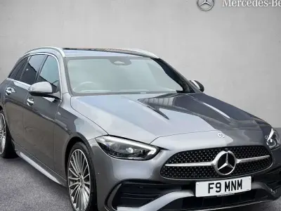Used Mercedes C220 AMG line 200 HP (147 kW) 2023 Grey Estate