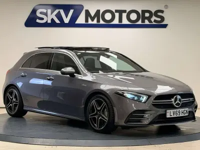 Used Mercedes A35 AMG Premium Plus 306 HP (225 kW) 2019 Grey Hatchback