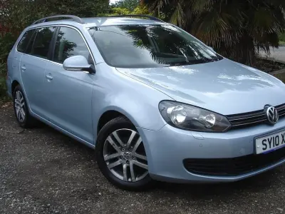 Used VW Golf VI SE 105 HP (77 kW) 2010 Blue Estate