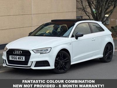 Used Audi A3 S-Line 150 HP (110 kW) 2016 White Hatchback