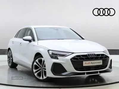 Used Audi A3 S-Line 2025 White Hatchback