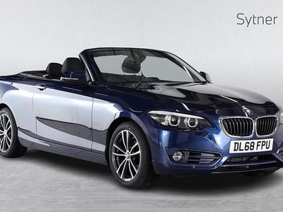 Blue Used 2018 BMW 218 Sport Line Cabriolet | £14,000 (Fair price)