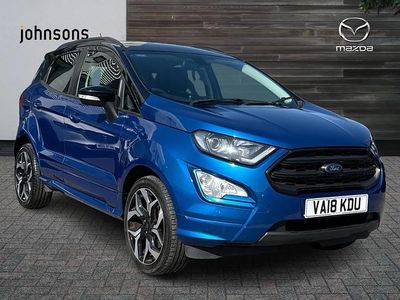 Used Ford Ecosport ST-Line 123 HP (90 kW) 2018 Blue SUV