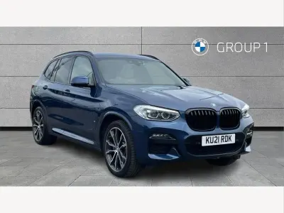 Used BMW X3 M Sport 288 HP (211 kW) 2021 Blue SUV