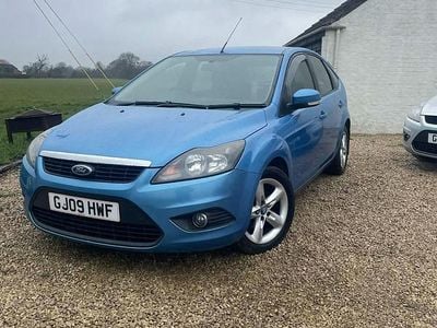 Used Ford Focus Zetec 2009 Blue Hatchback