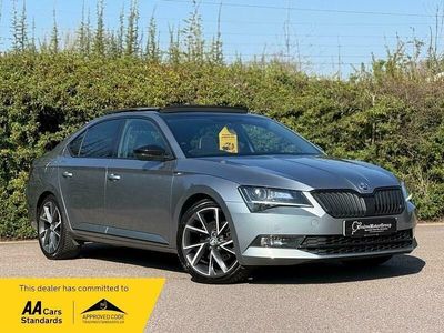Used Skoda Superb SportLine 220 HP (161 kW) 2017 Grey Hatchback