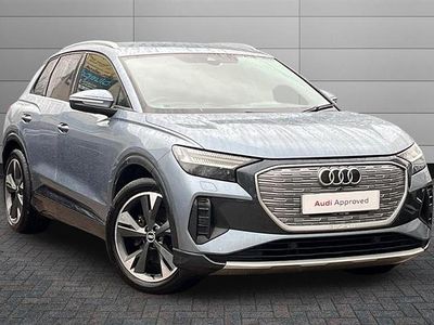 Geyser blue Used 2021 Audi Q4 e-tron Sport SUV | £17,395 (Fair price)