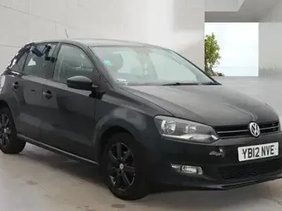 Used VW Polo Match 60 HP (44 kW) 2012 Black Hatchback