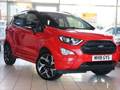 Red Used 2018 Ford Ecosport ST-Line SUV | £8,580 (Fair price)