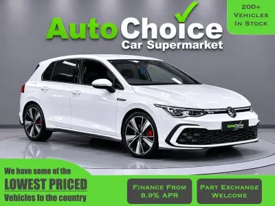 Begagnad VW Golf VIII GTD 200 HK (147 kW) 2023 Vit Halvkombi