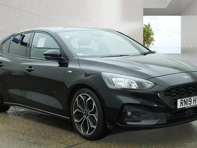Used Ford Focus ST-Line X 125 HP (91 kW) 2019 Panther black Hatchback