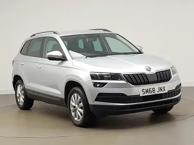 Used Skoda Karoq SE 115 HP (84 kW) 2018 Silver SUV