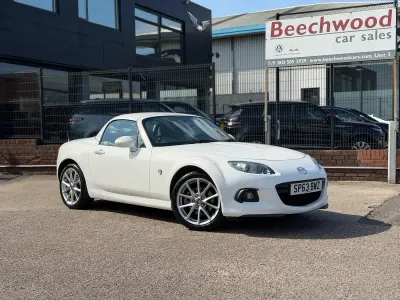 Used Mazda MX5 160 HP (117 kW) 2013 White Cabriolet