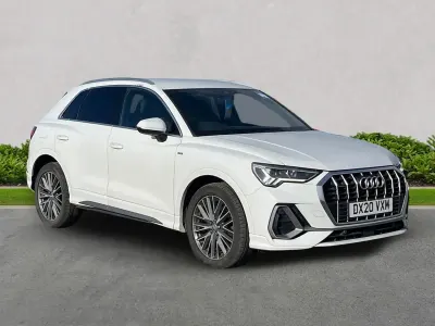 Używany Audi Q3 S-Line 150 KM (110 kW) 2020 Biały SUV