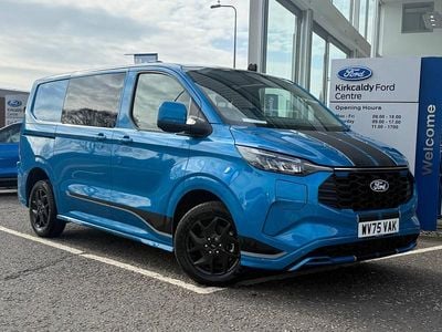 New Ford Transit Custom Sport 232 HP (170 kW) 2025 Blue Van