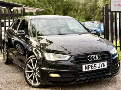Used Audi A3 S-Line 2016 Black Hatchback