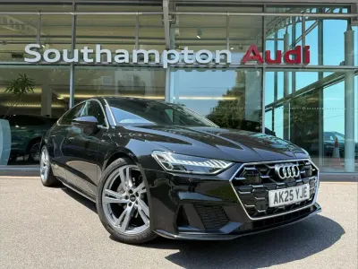 Used Audi A7 S-Line 261 HP (191 kW) 2025 Black Sedan