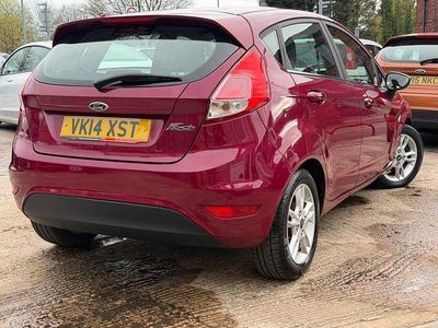 Used Ford Fiesta Zetec 2014 Red Hatchback