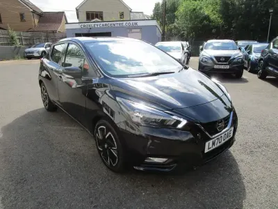 Used Nissan Micra Acenta 92 HP (67 kW) 2021 Black Hatchback