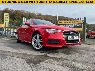 Used Audi A3 Sportback S-Line 150 HP (110 kW) 2016 Red Hatchback
