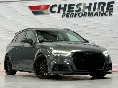Used Audi S3 Sportback Black Edition 415 HP (305 kW) 2017 Grey Hatchback
