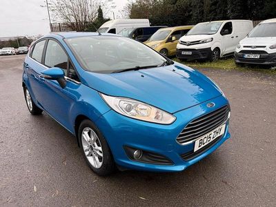 Blue Used 2015 Ford Fiesta Zetec Hatchback | £4,449 (Fair price)