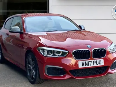 Used BMW M140 M Sport 335 HP (246 kW) 2017 Red Hatchback