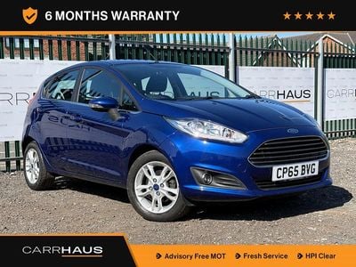 Usado Ford Fiesta Zetec 2016 Azul Citadino