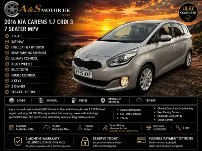 Used Kia Carens