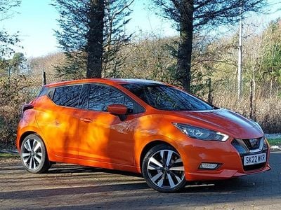Orange Used 2022 Nissan Micra Tekna Hatchback | £12,498 (Fair price)