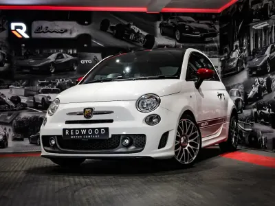 Used Abarth 595 Turismo 160 HP (117 kW) 2015 White Hatchback