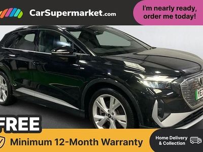 Used Audi Q4 e-tron S-Line 150 kW (204 HP) 2022 Black SUV