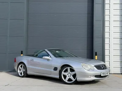 Used Mercedes SL350 245 HP (180 kW) 2005 Silver Cabriolet