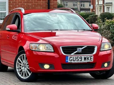 Red Used 2009 Volvo V50 SE Lux Estate | £3,000 (A bit pricey)