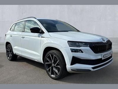 Used Skoda Karoq SportLine 190 HP (139 kW) 2023 White SUV
