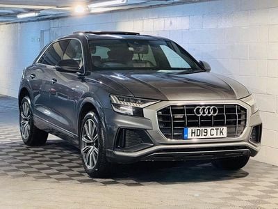 Grey Used 2019 Audi Q8 S-Line SUV | £23,989 (Fair price)